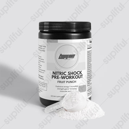 Nitric Shock Pre-Workout Powder (Fruit Punch)