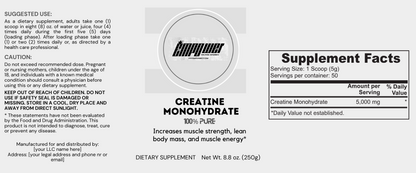 Creatine Monohydrate